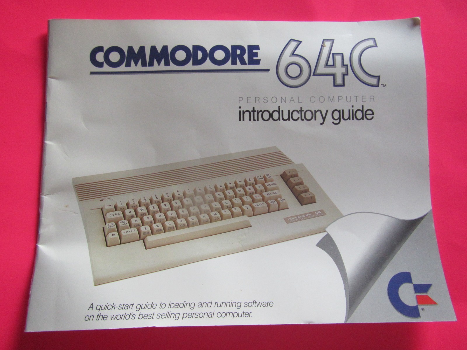 Vintage 1986 Commodore 64C Personal Computer Introductory Guide First Printing