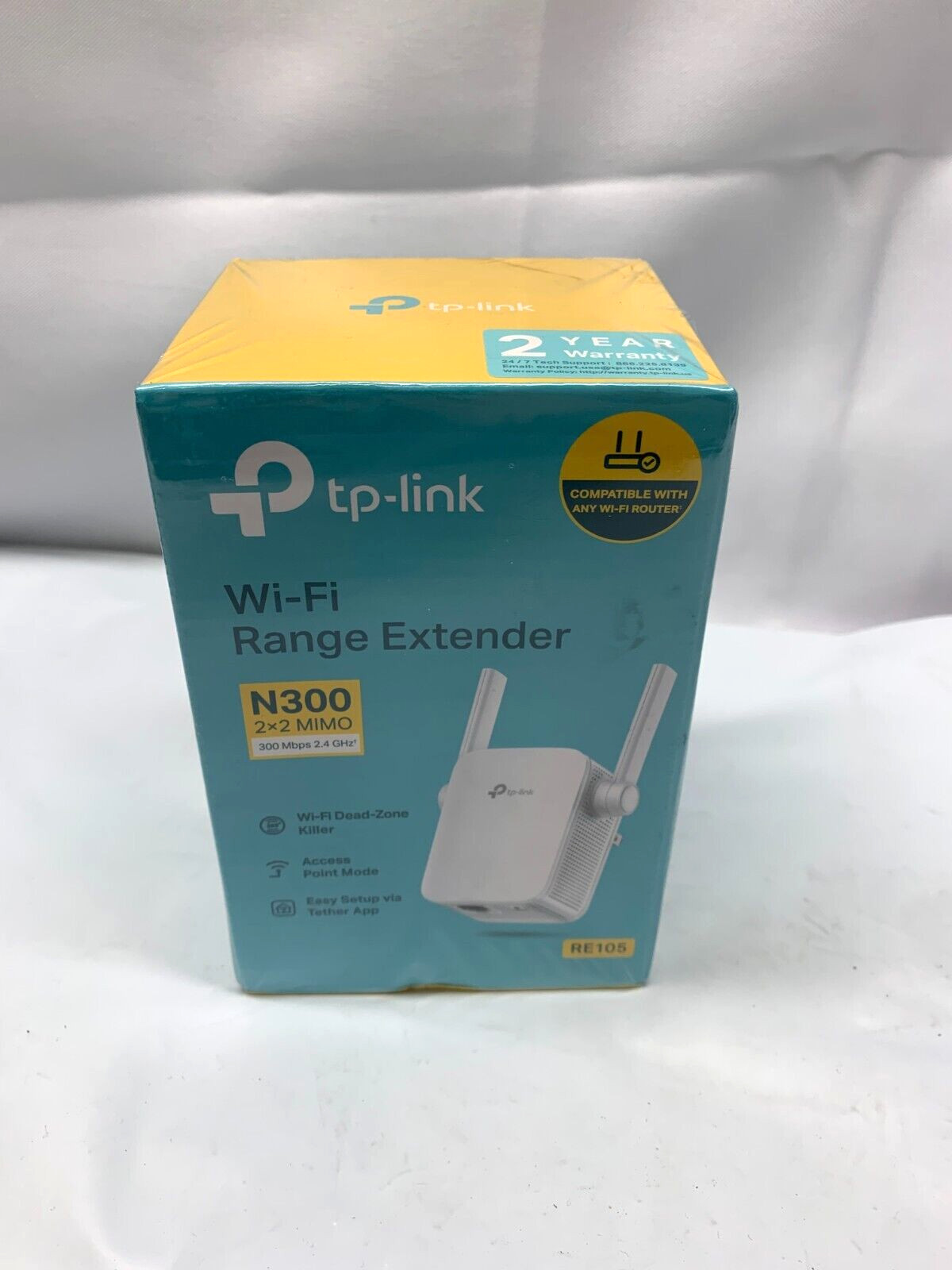 TP-Link RE105 300Mbps Universal WiFi Range Extender Repeater Booster *New