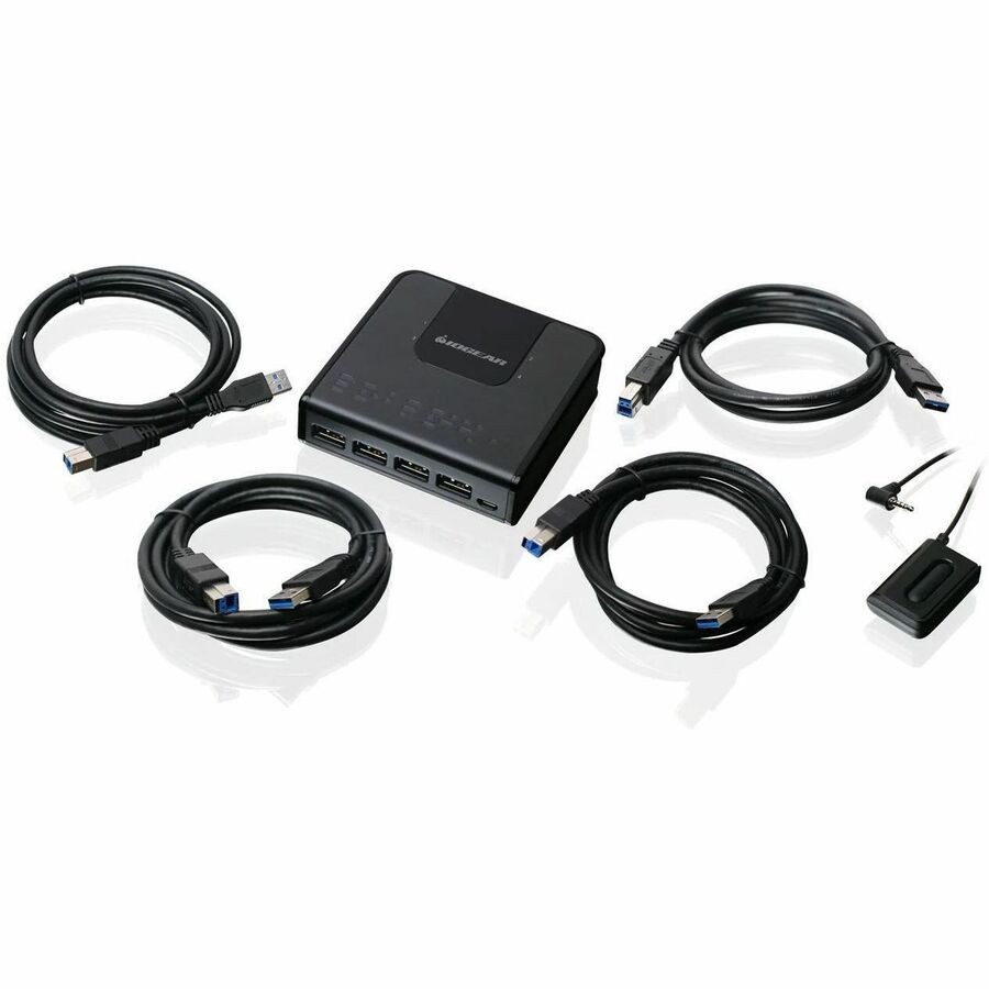 Iogear GUS432 2x4 USB 3.0 Peripheral Sharing Switch