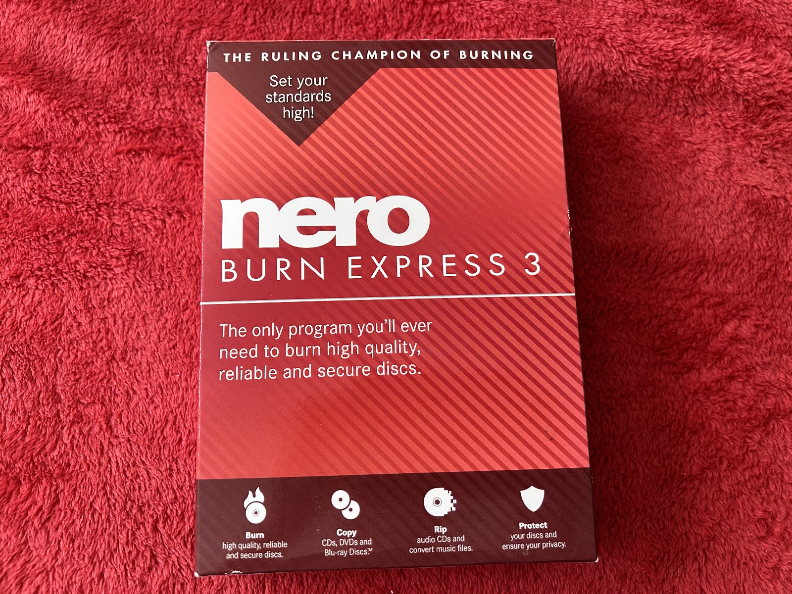 NERO BURN EXPRESS 3 burning software CD rom Windows XP Vista 7 and 8