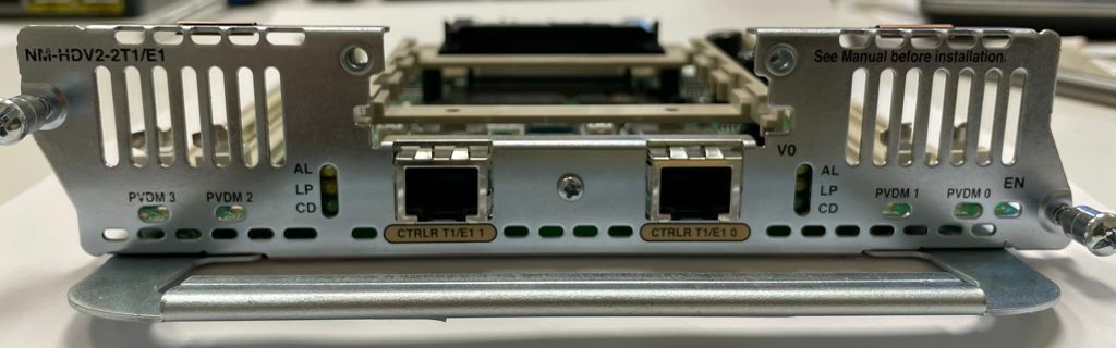 Cisco NM-HDV2-2T1/E1 Voice/Fax Network Module