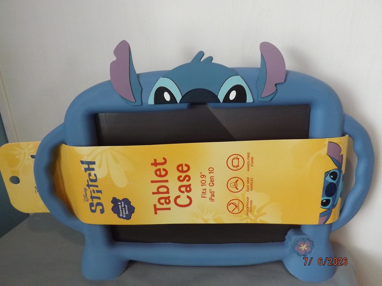 Disney Stitch Silicone Tablet Case NEW