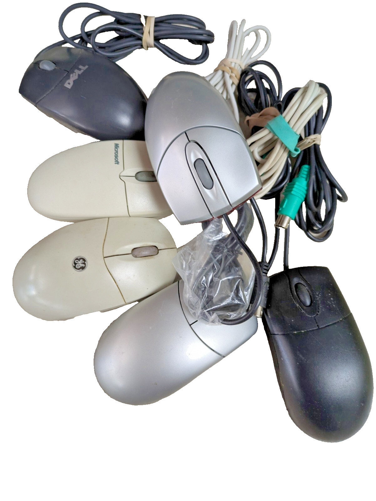 Vintage PS2 Ball Scrolling Mouse (Non Optical).  Very good shape. Various brands