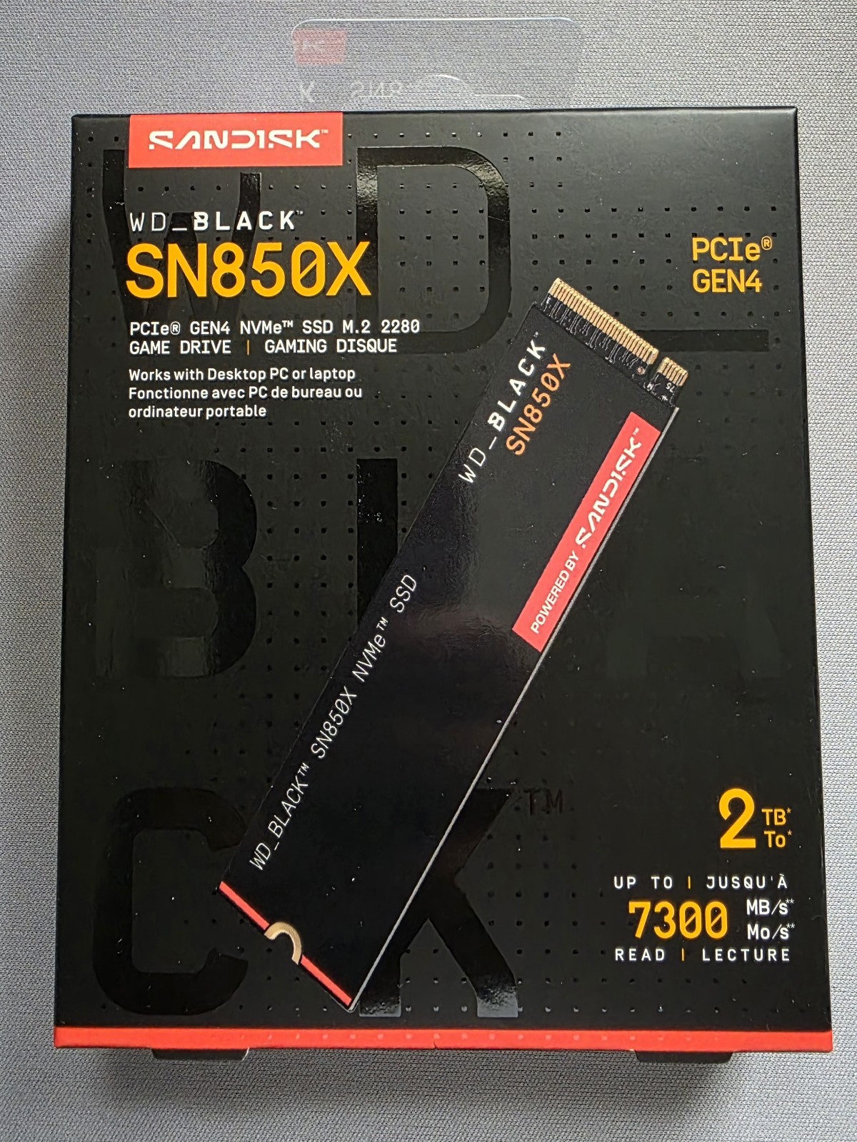 Western Digital WD_BLACK SN850X 2TB NVMe Internal SSD New Sealed