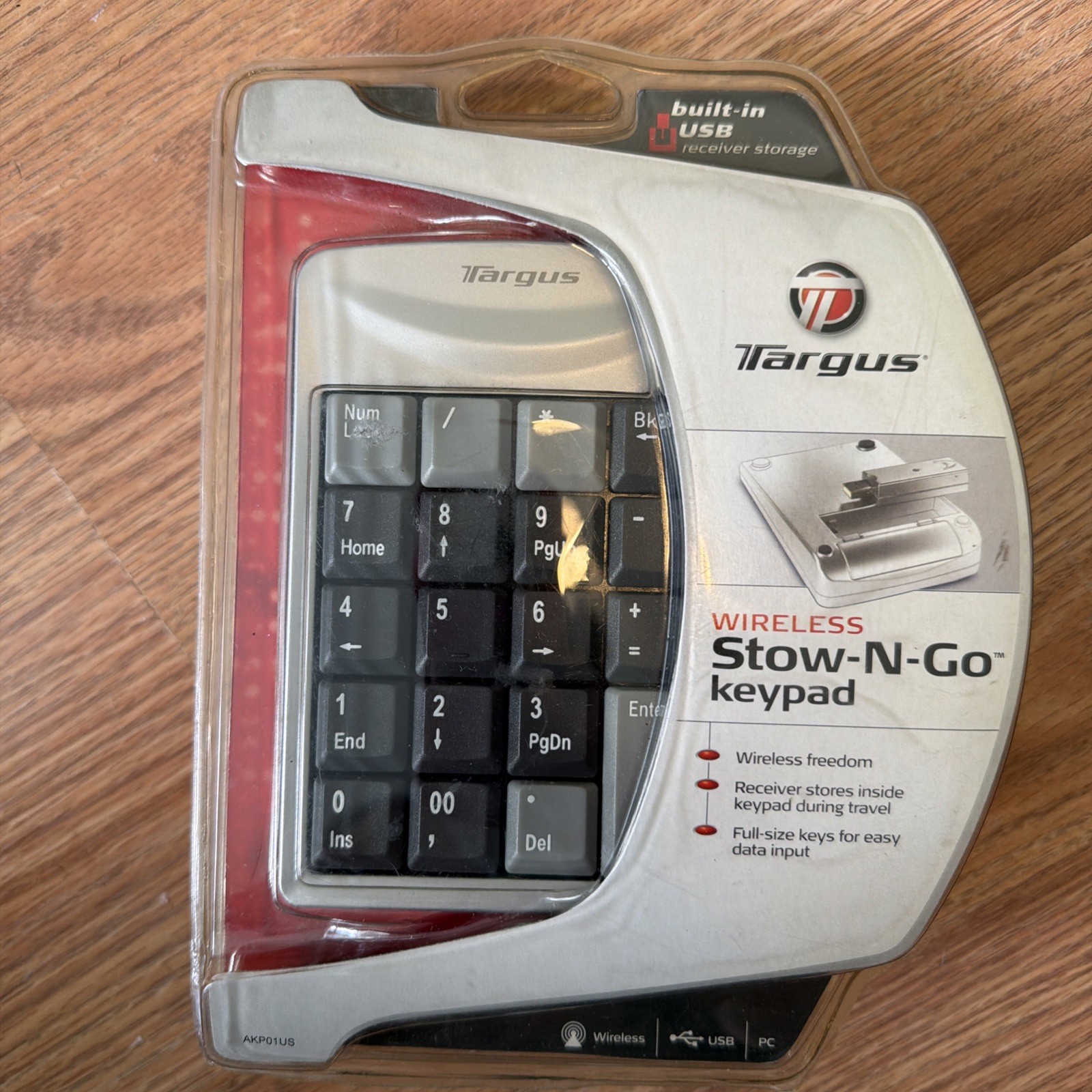 New Targus Wireless Stow-N-Go keypad AKP01US