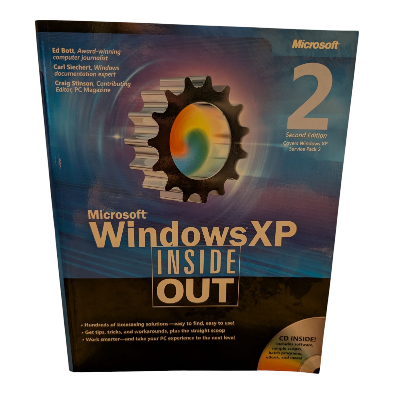 Microsoft Windows XP Inside Out 2nd Edition Ed Bott Carl Siechert w/ CD-ROM 
