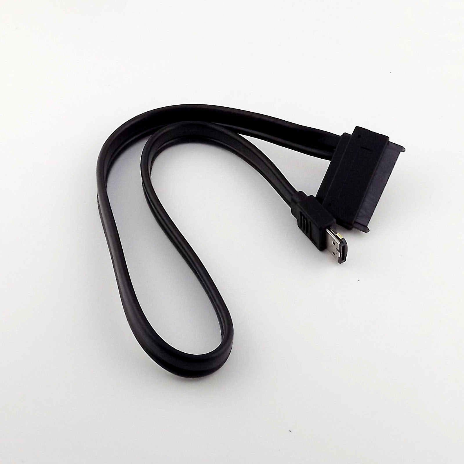 1pc Dual Power eSATA USB 12V 5V Combo to 22 Pin SATA USB Hard Disk Adapter Cable