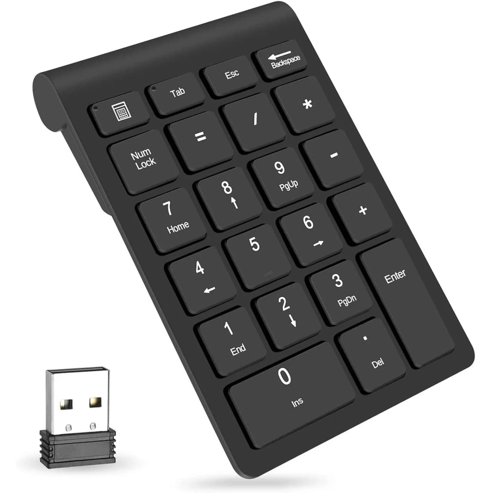 Wireless Number Pads, Numeric Keypad Numpad 22 Keys Portable 2.4 GHz 