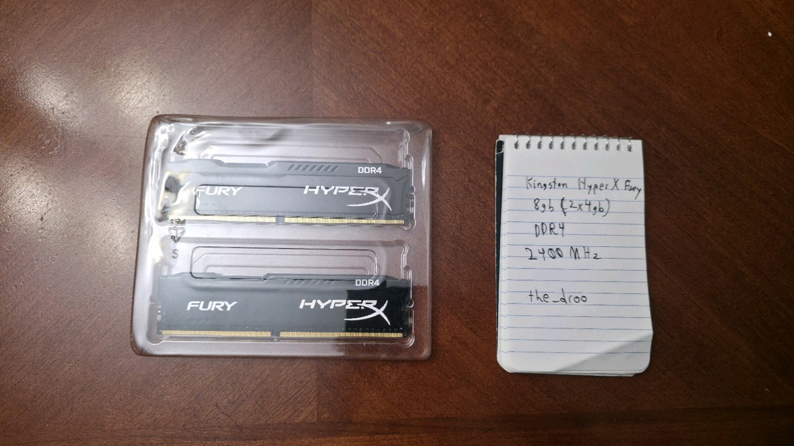 Kingston HyperX Fury 8GB DDR4