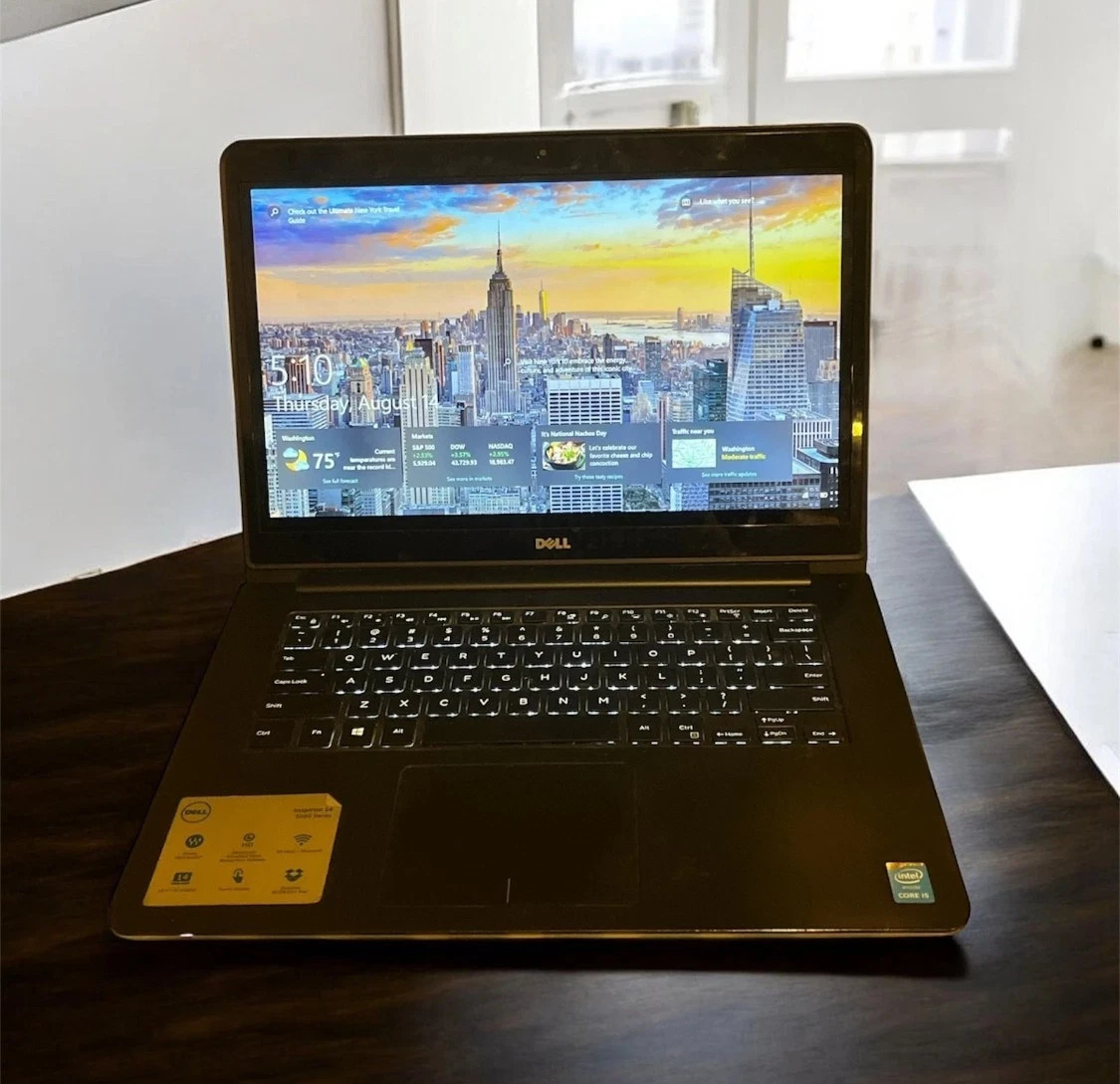 Dell Inspiron 14 5000 5447 Touch i5-4210U 8GB 500GB SSD Win10 Laptop + Charger