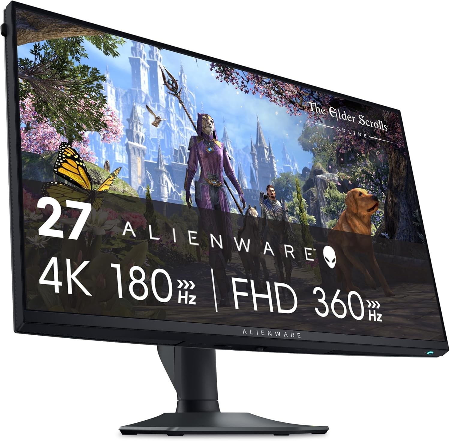 Alienware AW2725QF 27" Dual-Resolution Gaming Monitor 4K 180Hz, FHD 360Hz - New