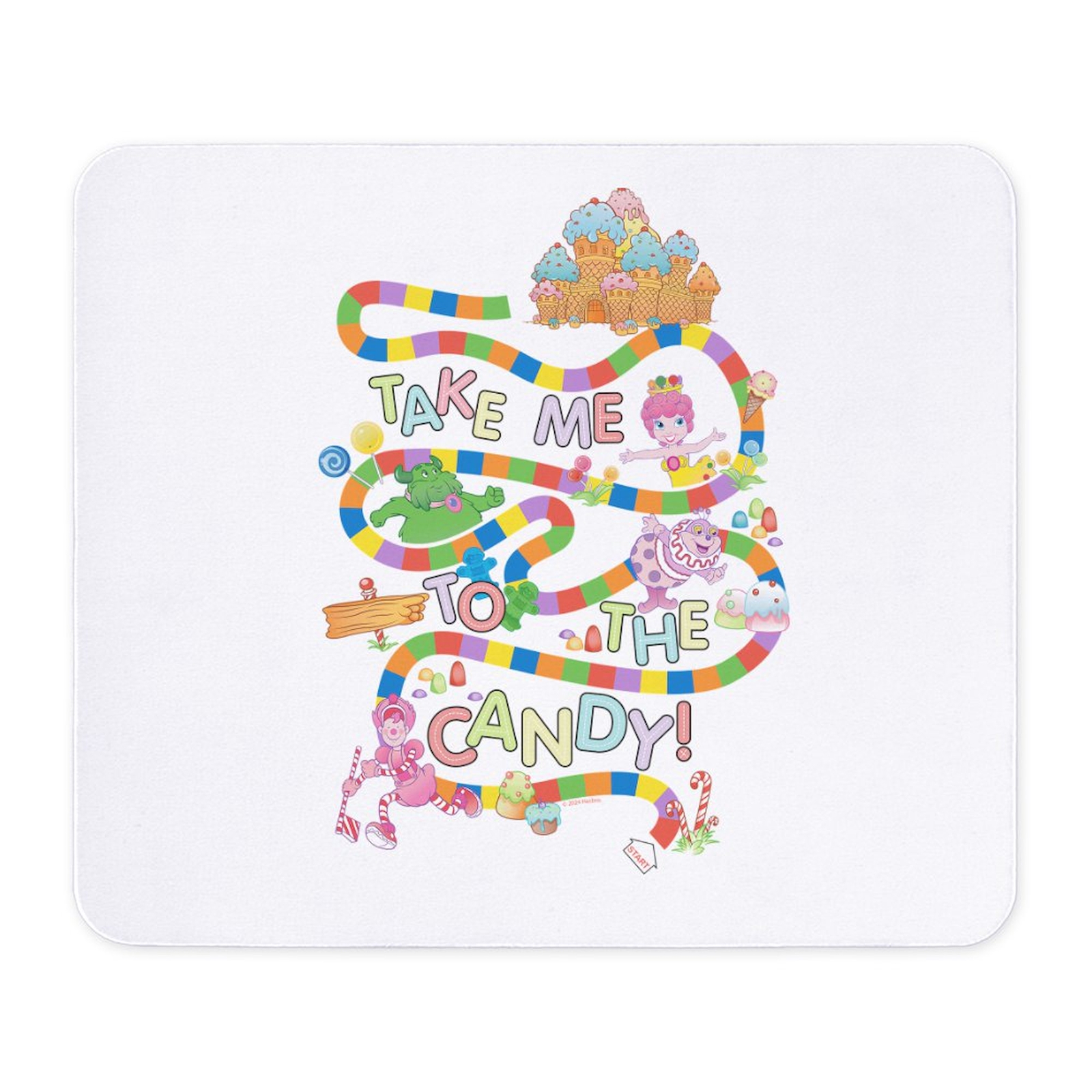 CafePress Candy Land Game Board Mousepad  (1202895167)