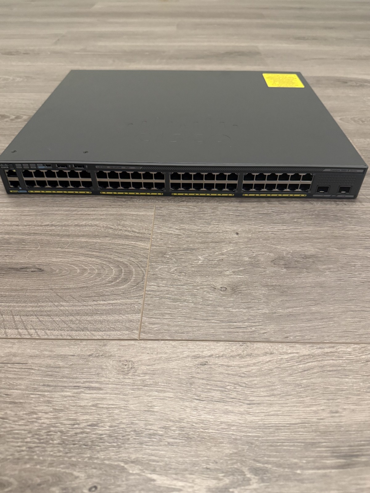 Cisco Catalyst 2960 WS-C2960X-48FPD-L PoE+ Switch Stack Module & Cable NEW