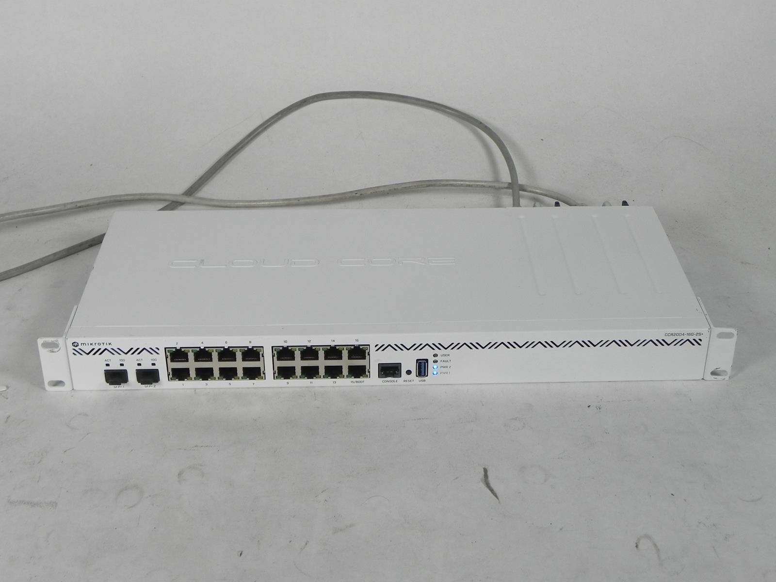 MikroTik CCR2004-16G-2S+ Cloud Core Router 1.7GHz 16xGb 2xSFP+