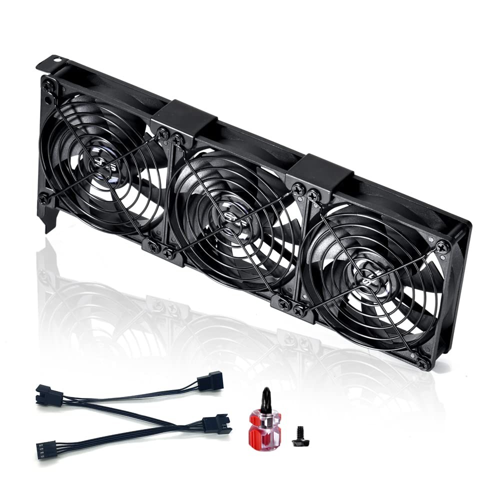 Graphic Card Fans, Graphics Card Cooler, Video Card Cooler, Slot Dual 90mm