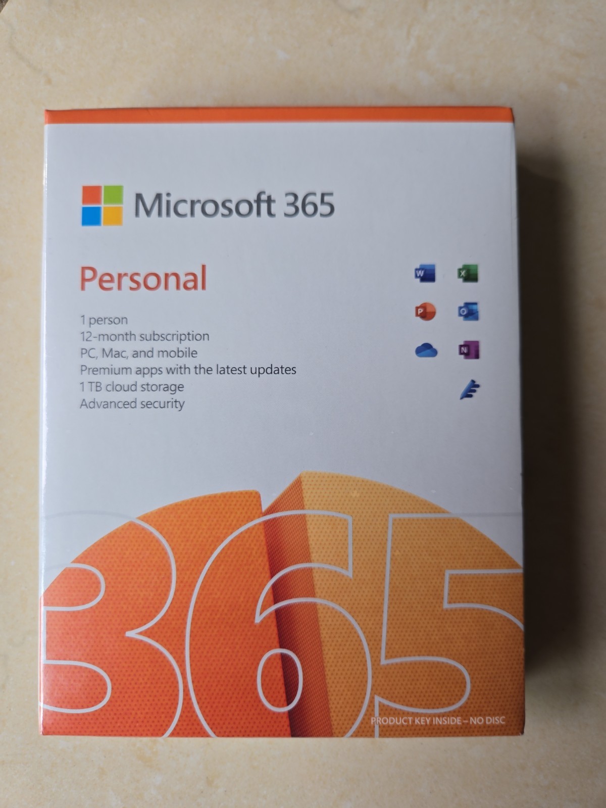SEALED Microsoft 365 Personal - 1 Person 12 Month Office + 1 TB Cloud PC MAC