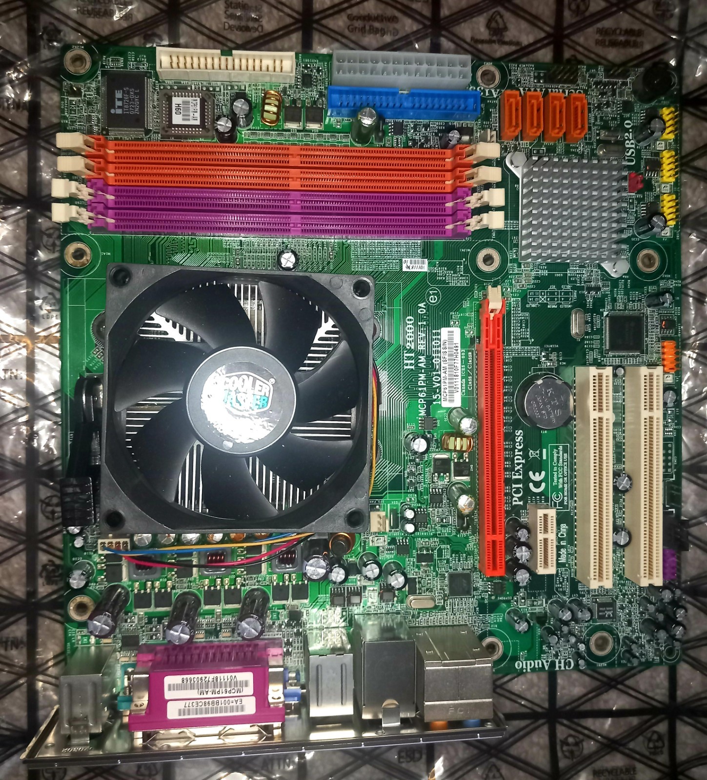 Gateway ECS MCP61PM-AM, Socket AM2, AMD (4006202R) Motherboard