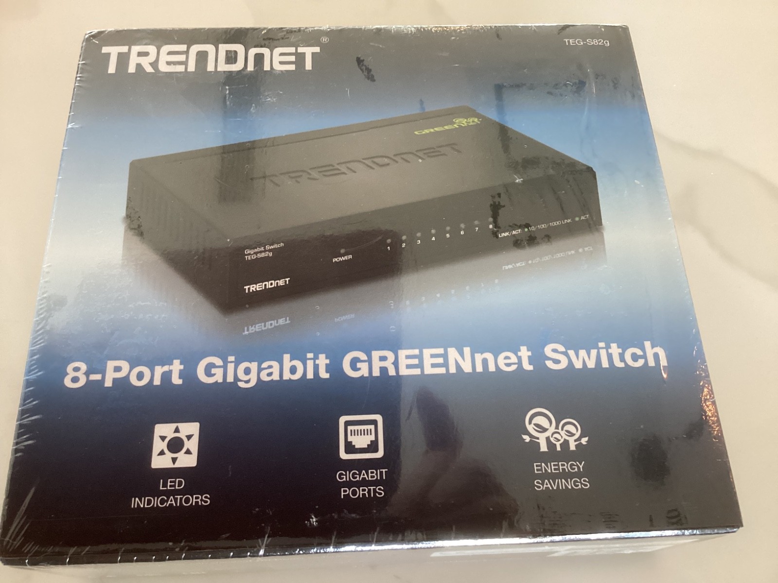 2020 TRENDNET TEG-S82g 8-Port Gigabit GREENnet Switch Desktop Hub - Brand New