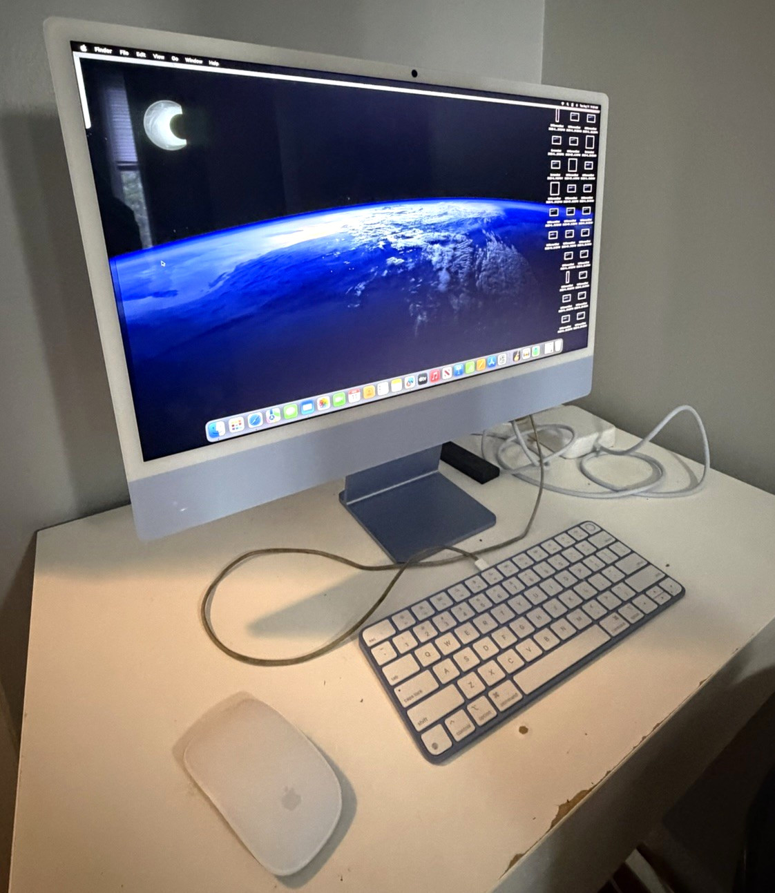 Apple iMac 24" 2024 Blue All-in-One M4 16GB RAM 512GB SSD macOS Sequoia