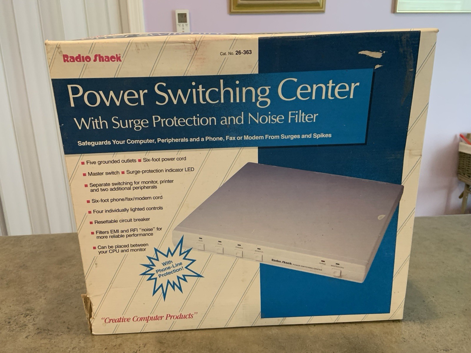Vtg Radio Shack Power Switching Center 26-363 1980’s NOS NIB