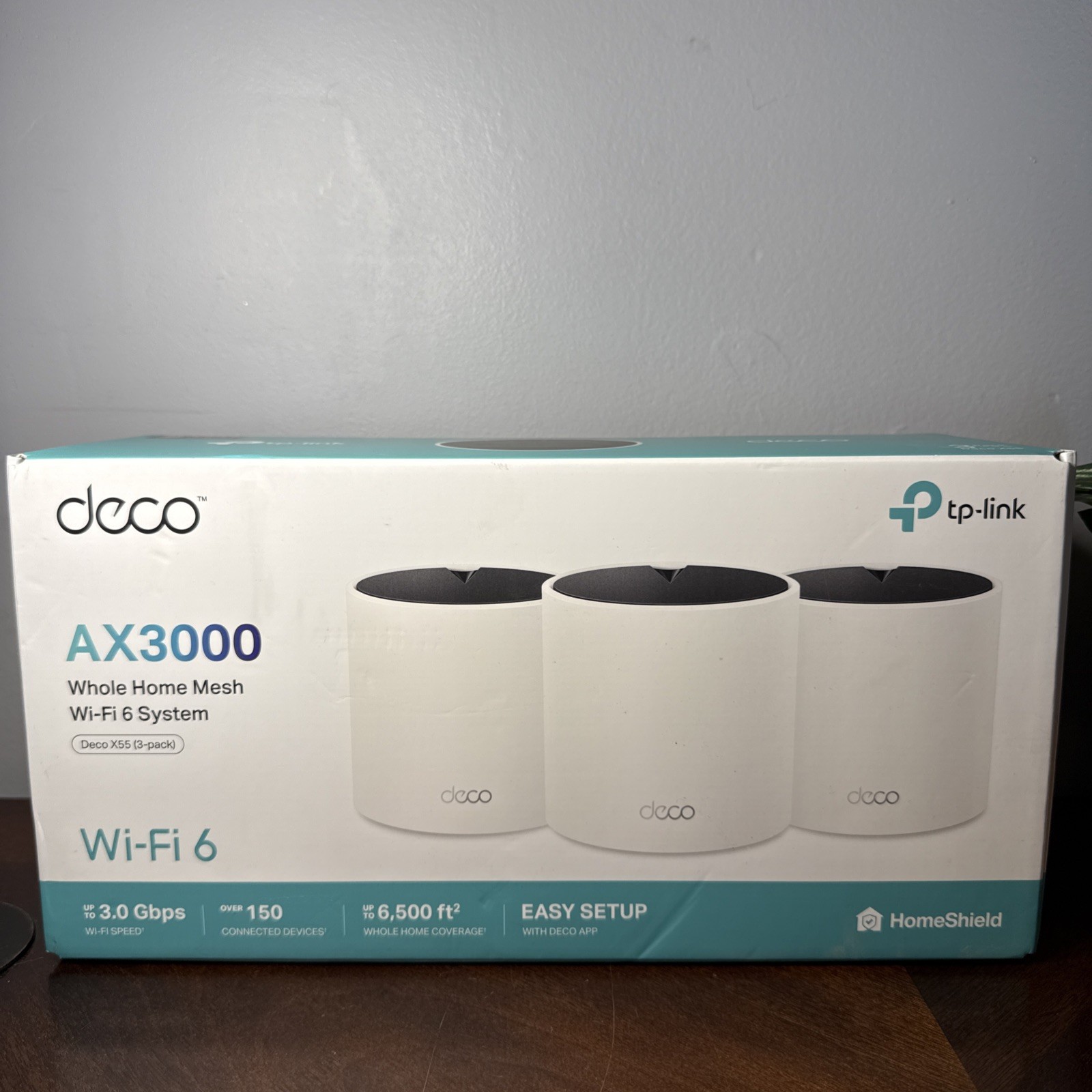 TP-Link Deco X55 3 Pack AX3000 WiFi 6 Mesh System New/Open Box