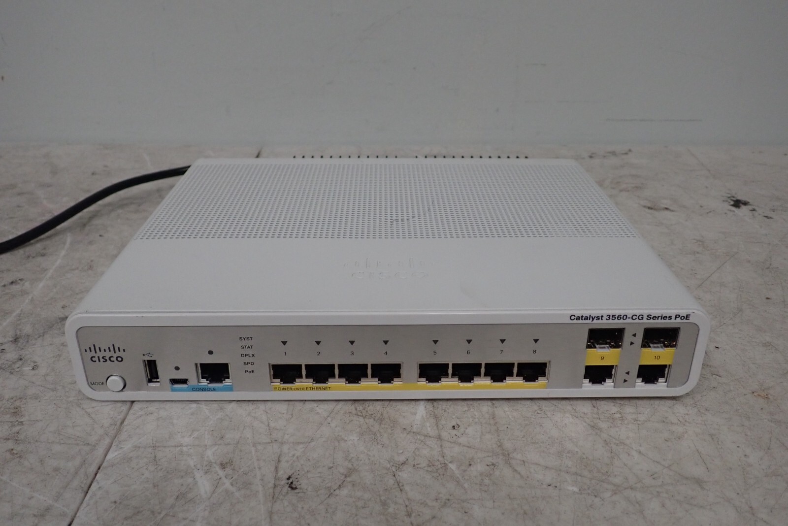 Cisco Catalyst 3560-CG Series PoE Anatel Switch WS-C3560CG-8PC-S