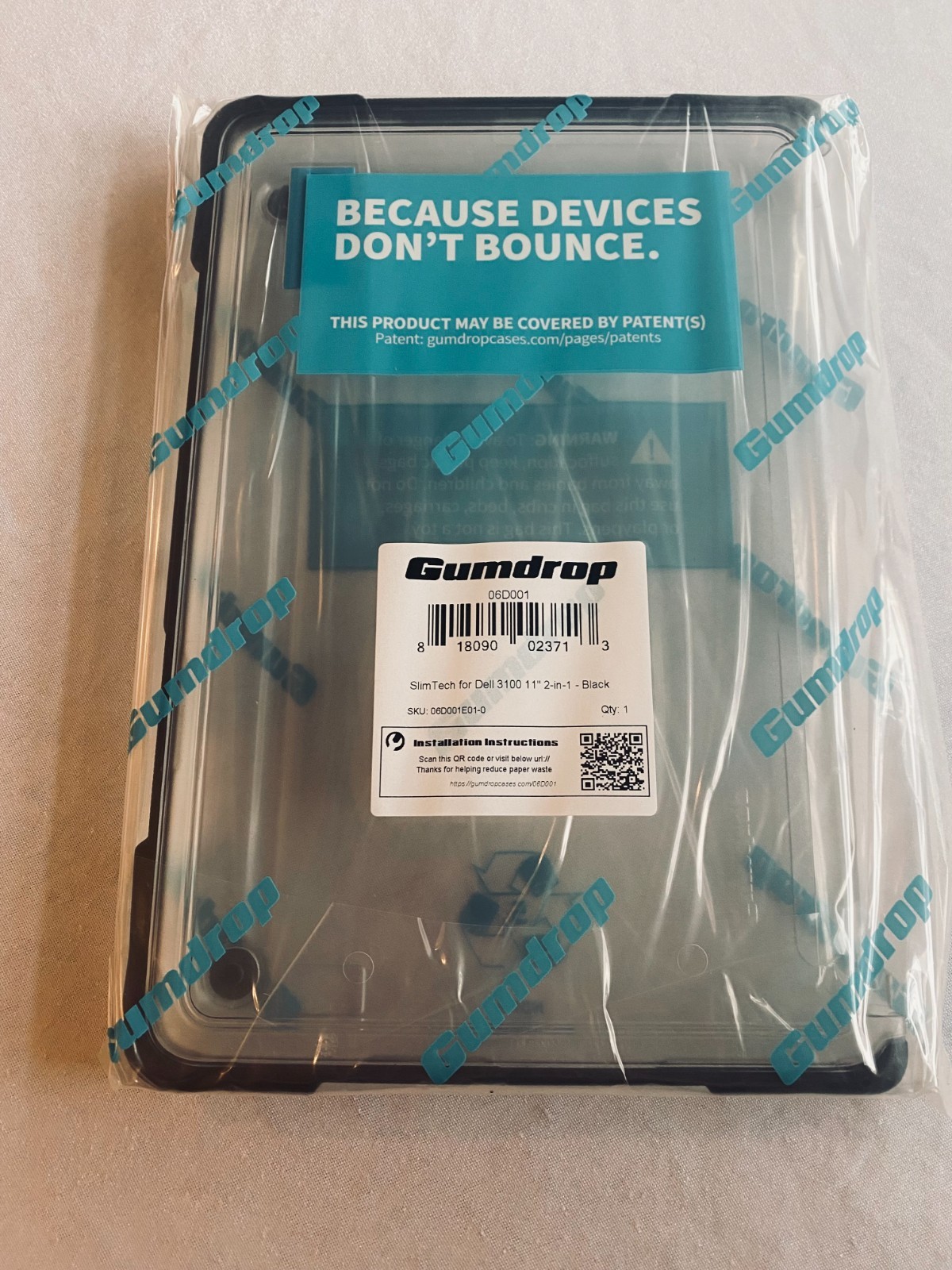 Gumdrop SlimTech Case for Dell Chromebook 3100 11" 2-in-1