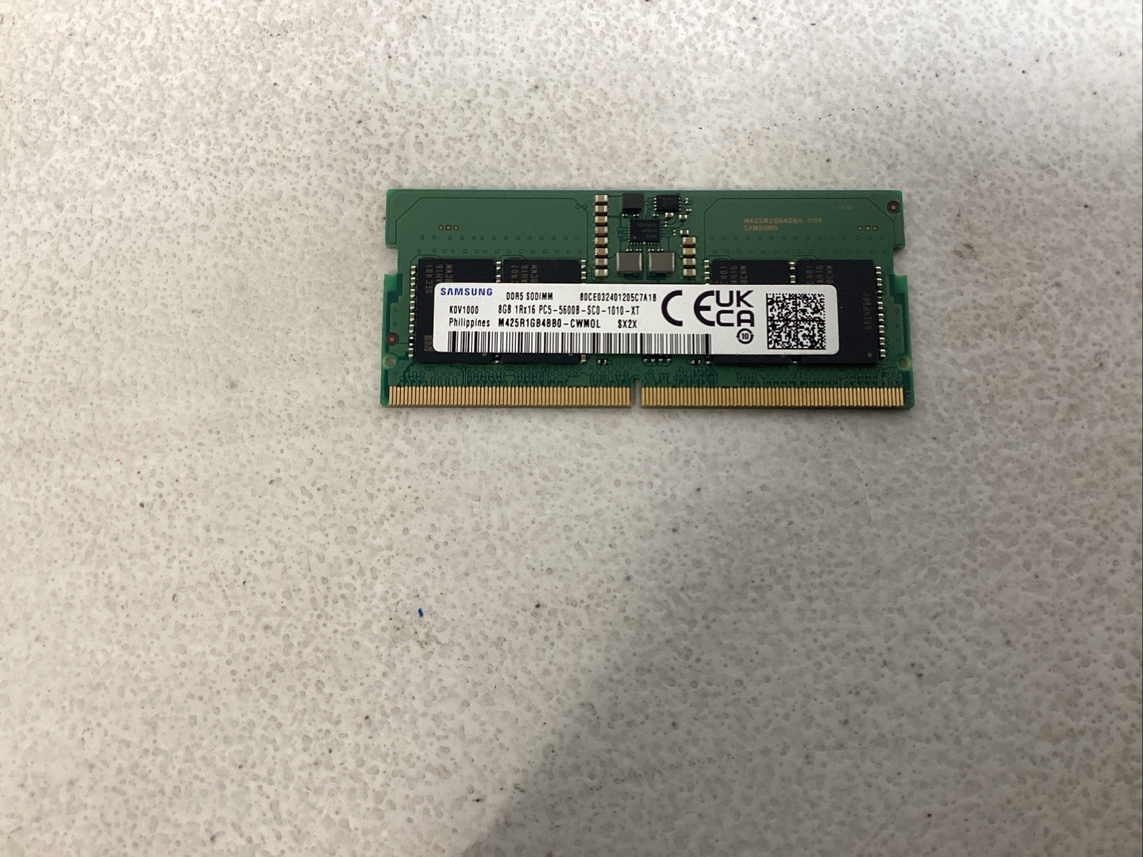 Samsung 8GB DDR5 5600B SODIMM M425R1GB4BB0- CWMOL Laptop Memory RAM