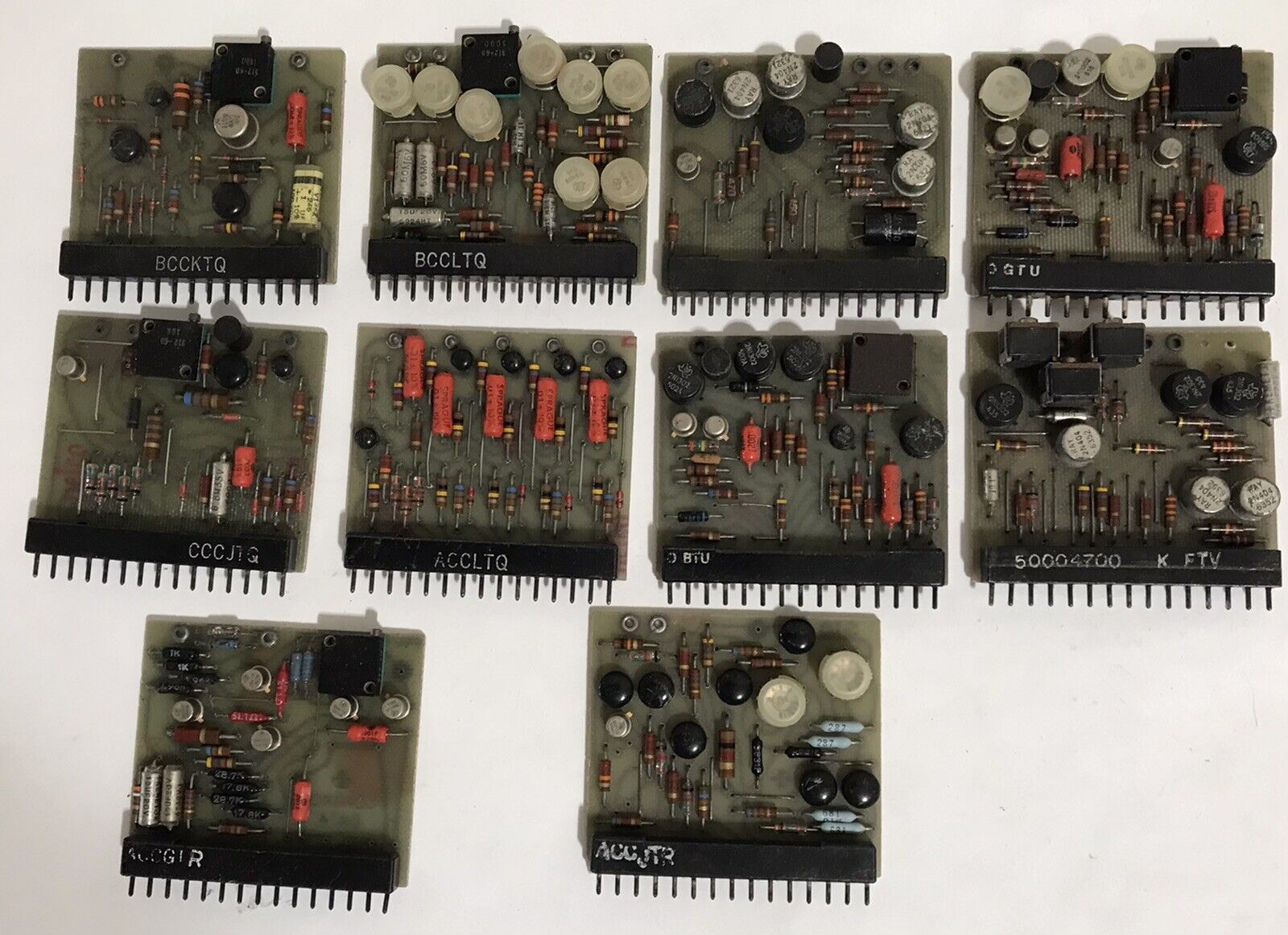 10 Lot Vintage Control Data CDC Computer Transistor Circuit Board Rare