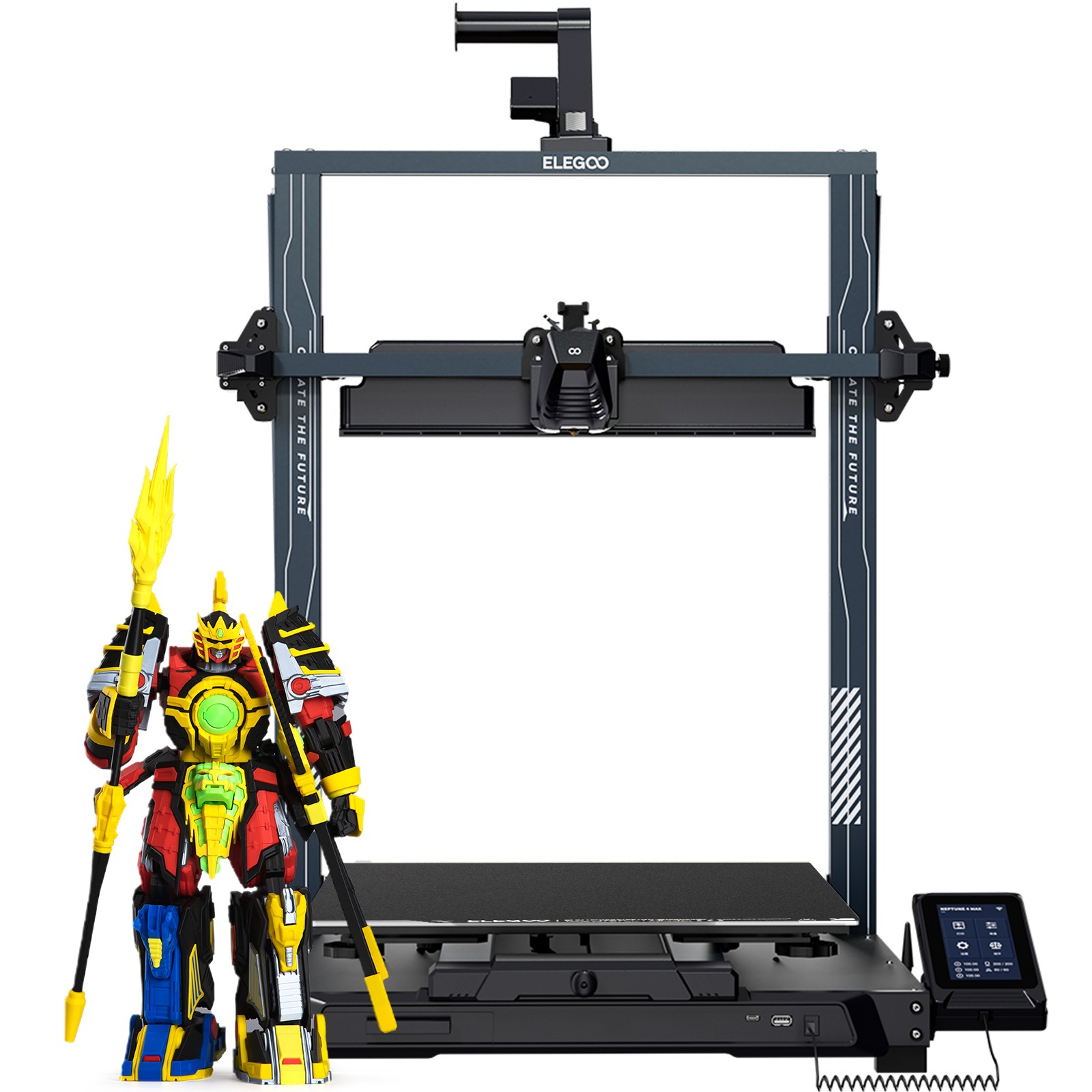 ELEGOO Neptune 4 Plus/Neptune 4 Max FDM 3D Printer 500mm/s with 300°C Nozzle