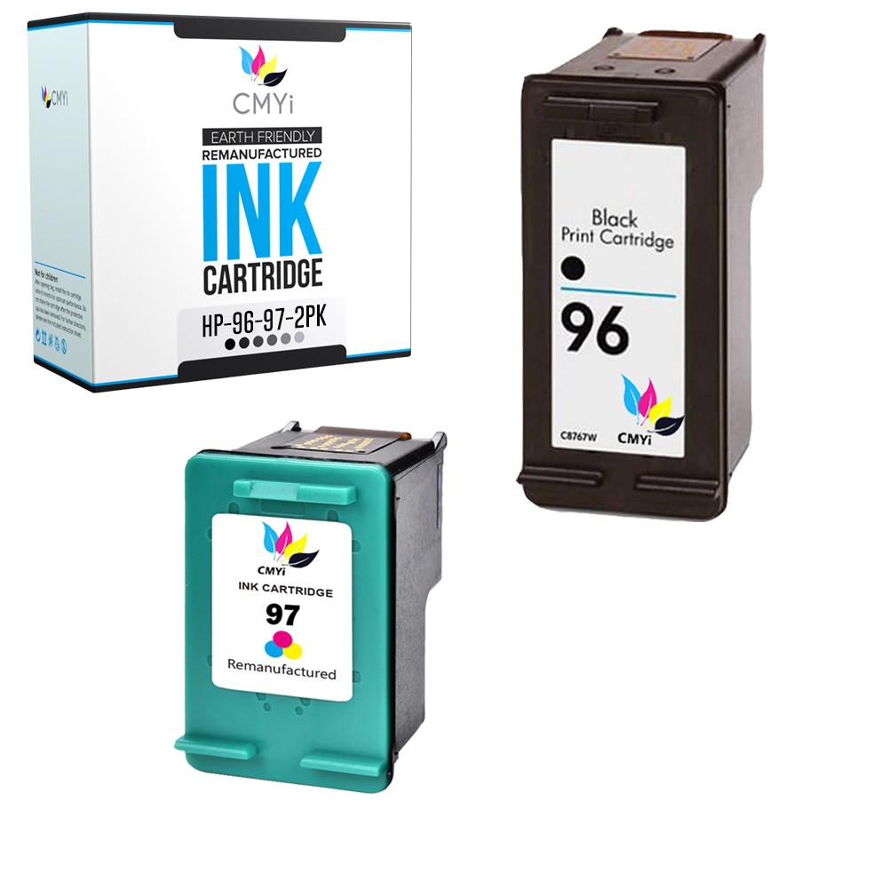 CMYi 2PK Compatible HP 96 97 Ink Cartridges for PhotoSmart 2605 2608 2610 2613