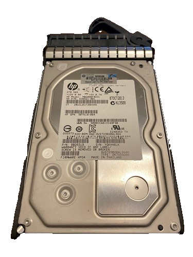 HP LFF Midline 2TB 6 Gbps 7200 RPM 3.5" SAS HDD (508010-001 507618-004) w/Caddy