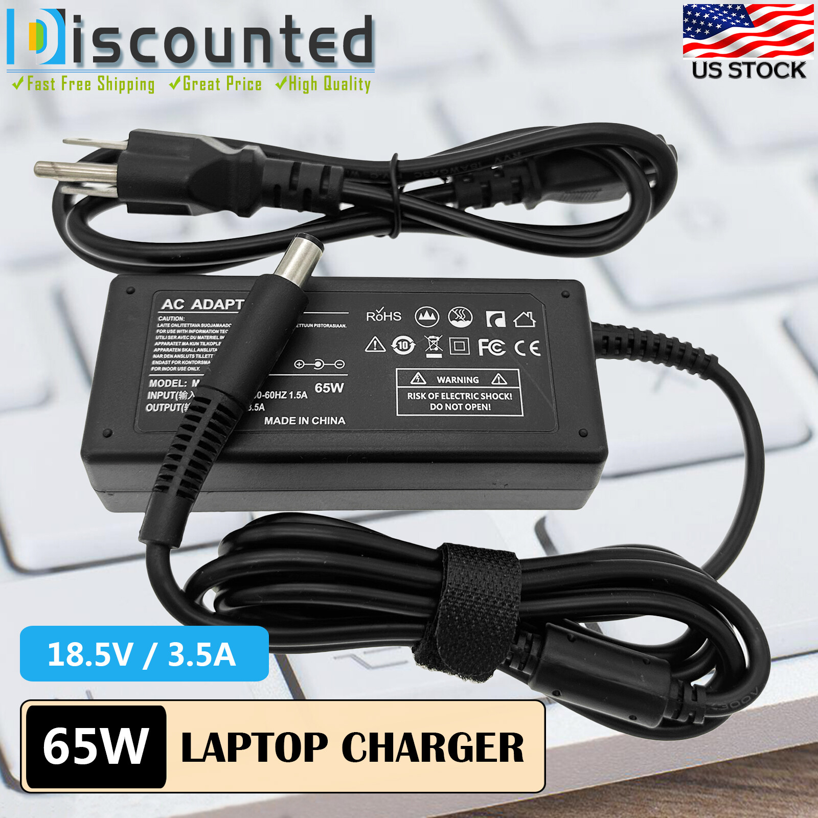AC Adapter For HP 2000-299WM 2000-329WM Laptop Battery Charger Power Supply Cord