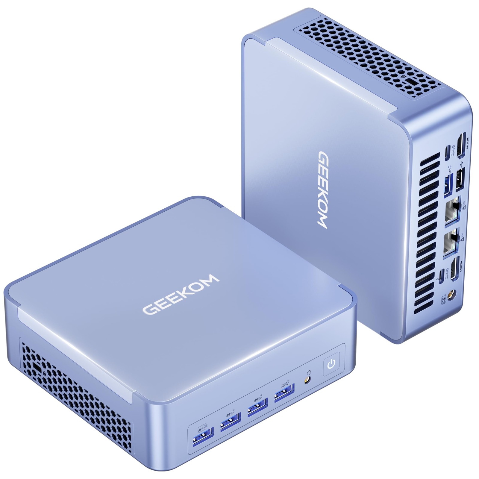 GEEKOM AX8 Max Silent Operation PC Office/Multitasking/NAS, AMD Ryzen 7 8745HS