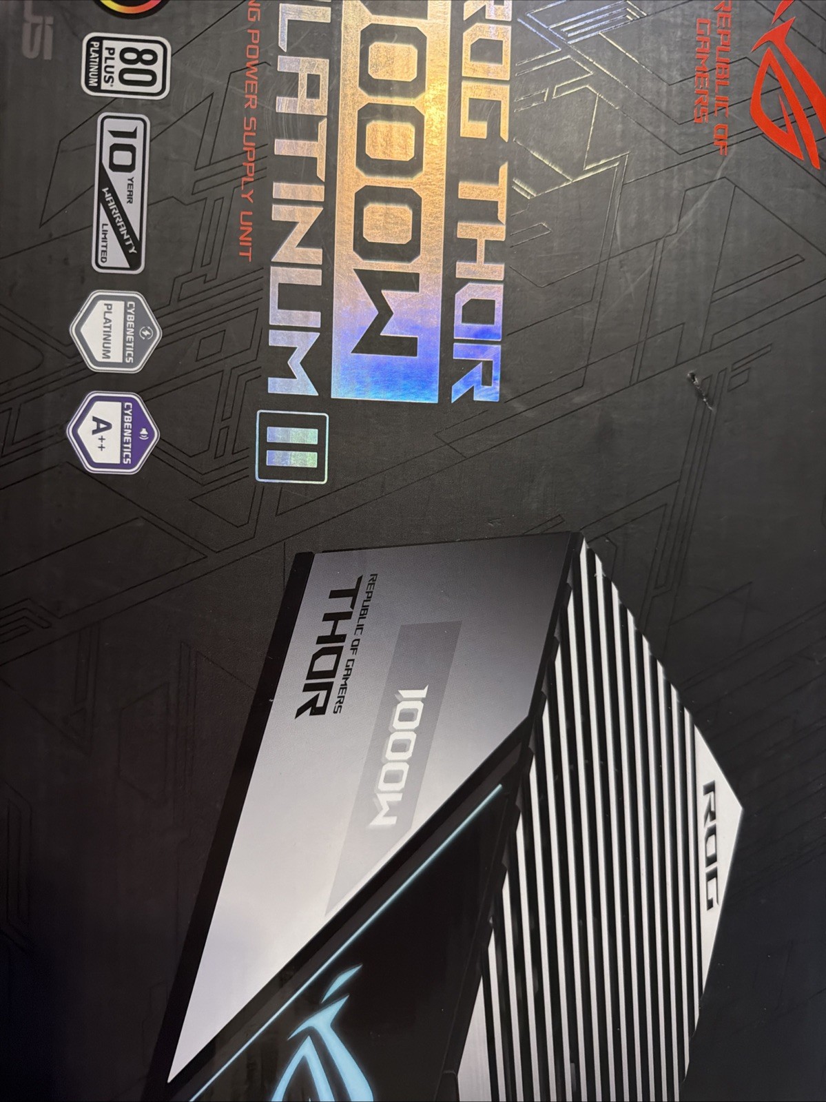 ASUS ROG Thor 1000W Platinum II Fully Modular Power Supply with 1000W