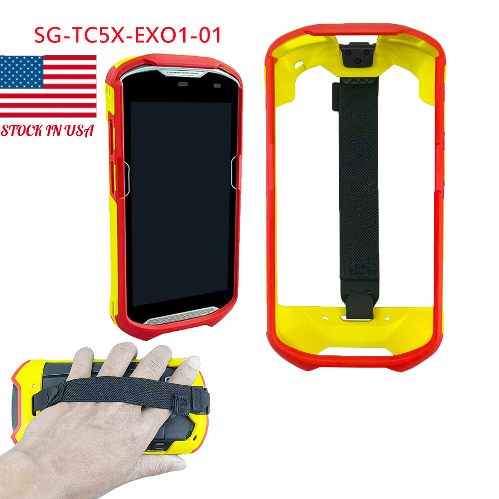 Yellow-Red Protective Case Rugged Boot SG-TC5X-EXO1-01 For Zebra TC56 US