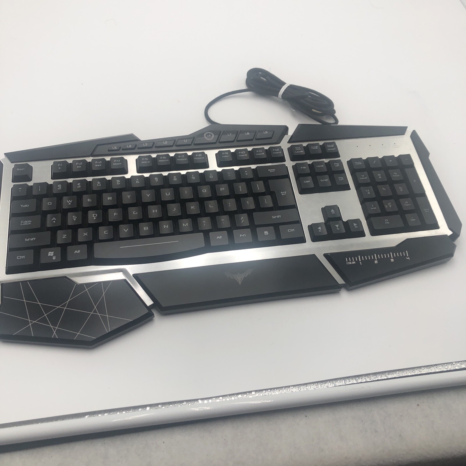 Magic Eagle Professional Gaming Keyboard Havic Black Silver Preowned Games