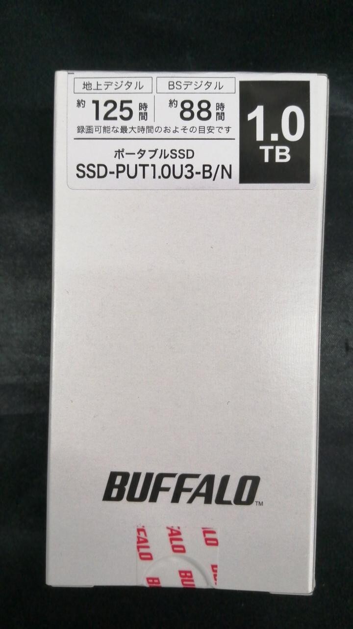 BUFFALO Model number: SSD-PUT1.0U3-B/N Portable SSD 1.0TB New/Unused JAPAN