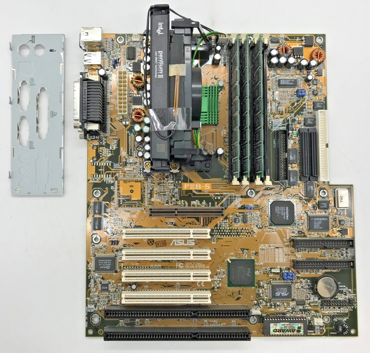 Bundle ASUS P2B-S REV:1.03 / Intel Pentium II-ECC 400MHz / (3x128MB)SD RAM #B258