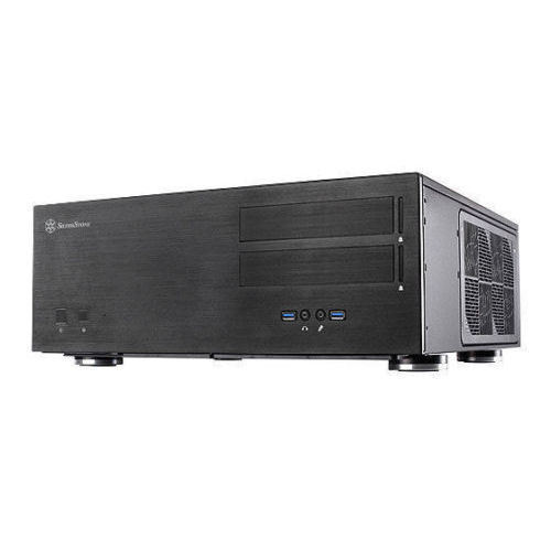 Silverstone GD08B (Black) Grandia Extended ATX Aluminum Front HTPC Case