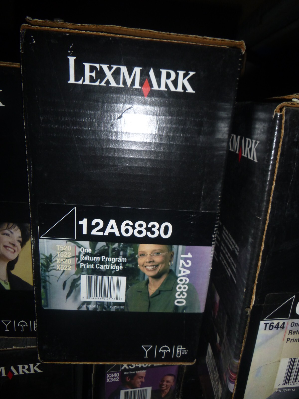 Genuine Lexmark 12A6830 Black Toner Cartridge - NEW SEALED