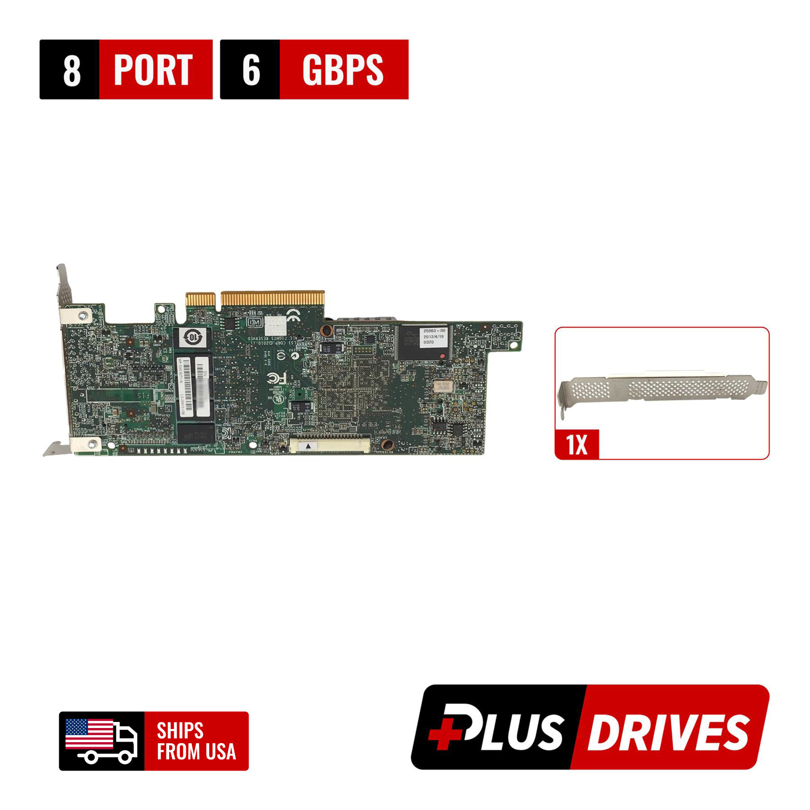 LSI MegaRAID 9271-8i 8 Port 6Gbps SATA/SAS RAID Controller PCIe 3.0 x8 High/Low