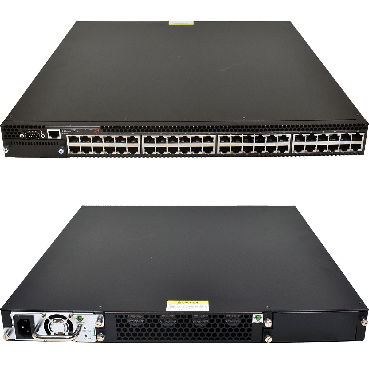 Brocade Fastiron FCX648-E 80-1003605-0X 48 Port RJ-45 GE Switch 1x PSU