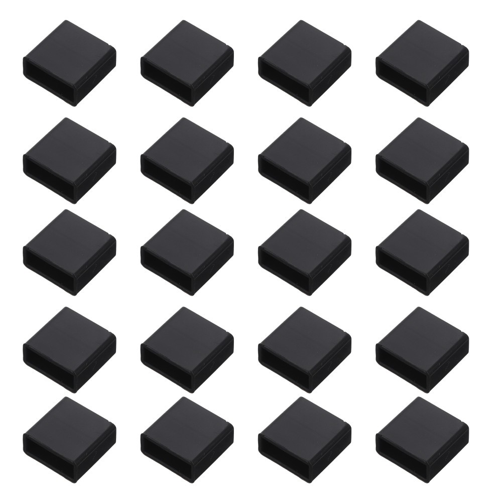 20Pcs Durable Silicone USB Male Proof Dust Plug Data Line Protector Cover