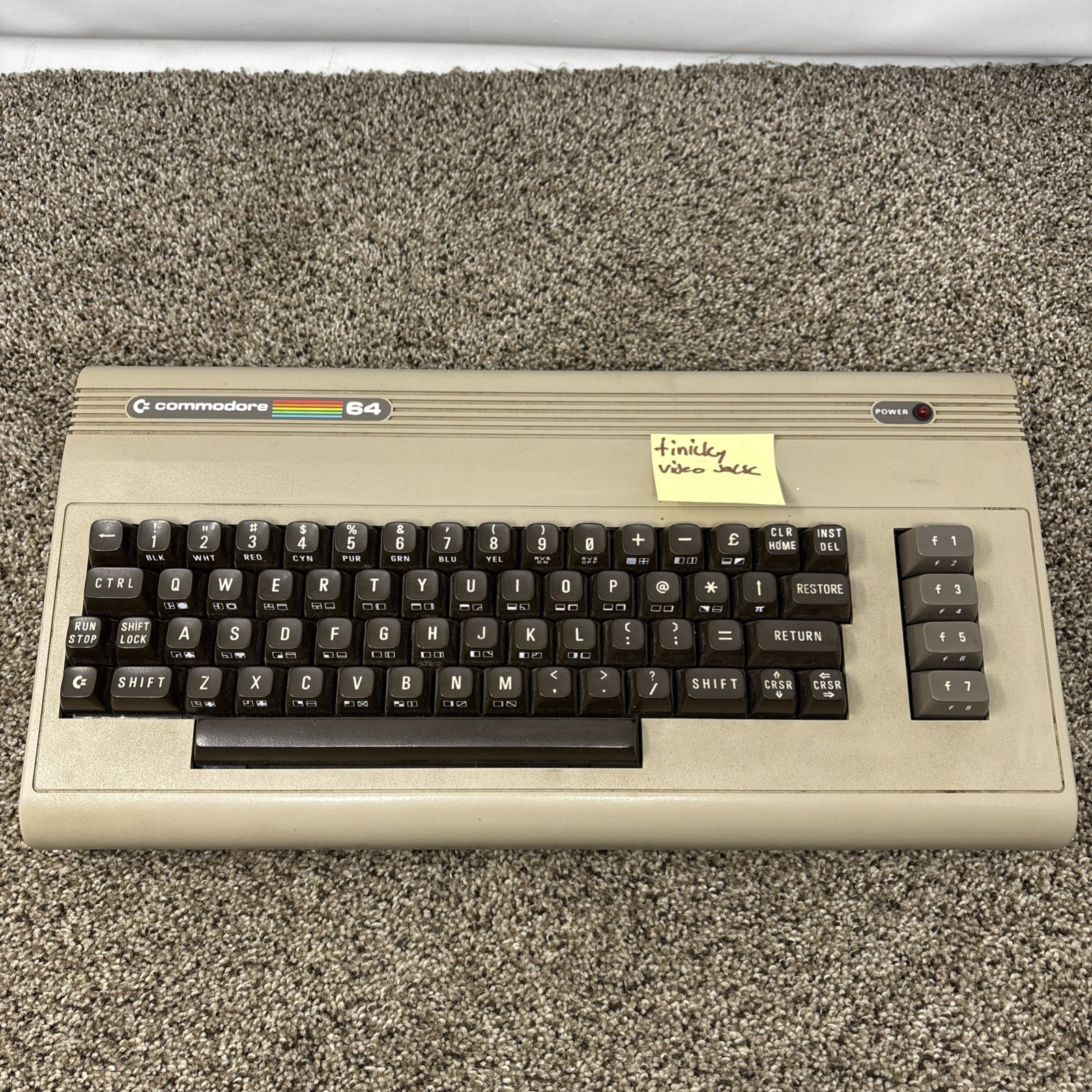 Commodore 64 Computer Only Tested Vintage Computer READ
