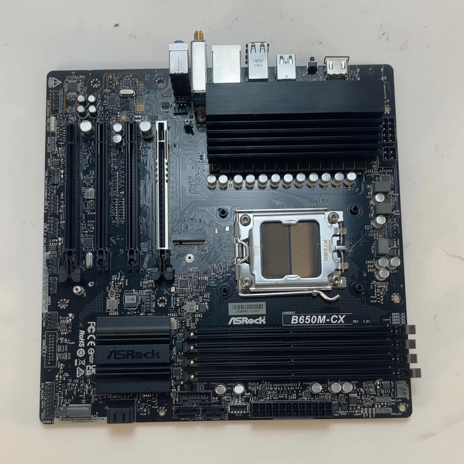 AsRock B650M-CX AM5 microATX AMD DDR5 Motherboard
