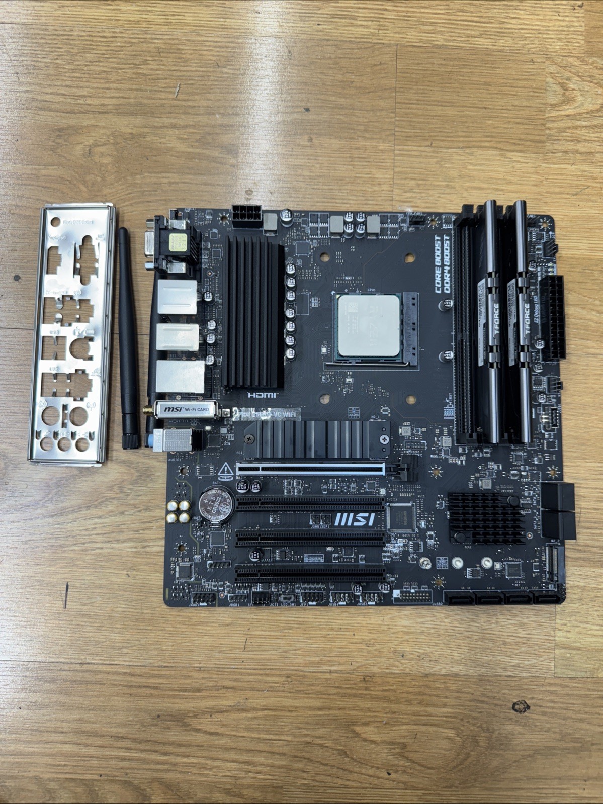 MSi Pro B550M-VC Wifi AM4 microATX With Ryzen 5 5500 And 16GB DDR4