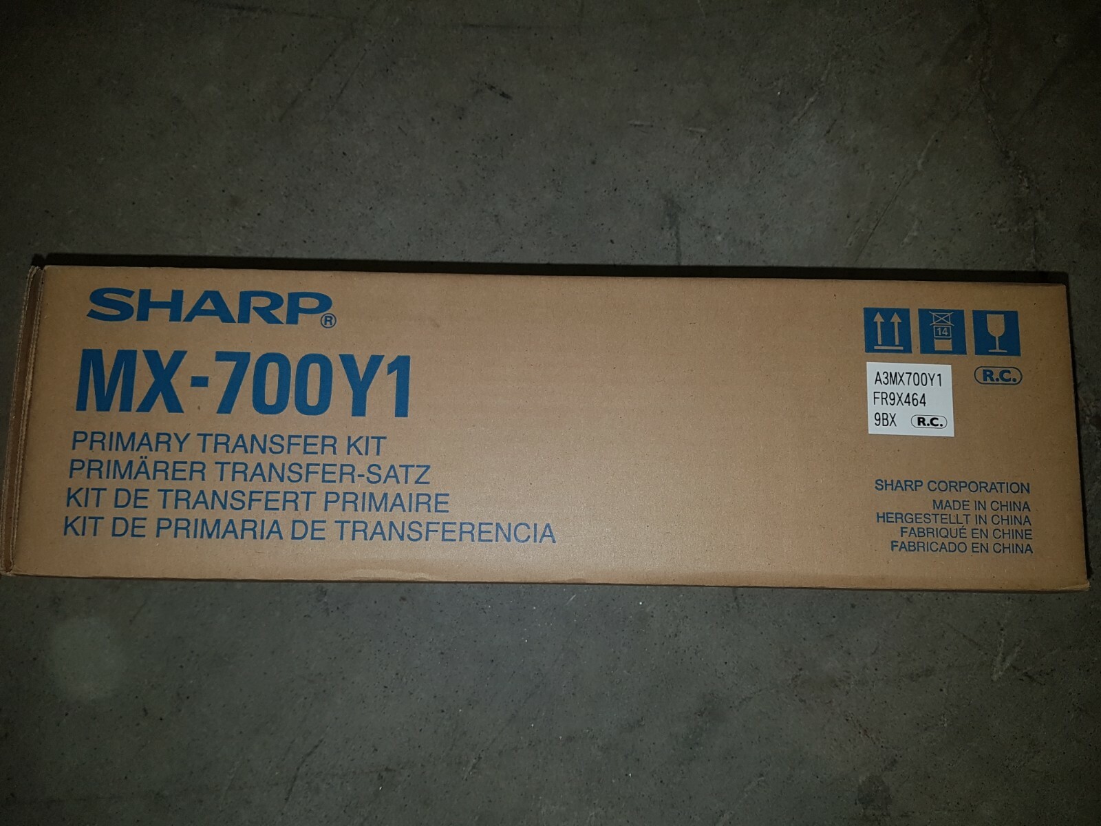 Genuine Sharp MX700Y1 Primary Transfer Kit MX-5500 6200 7000 BNIB