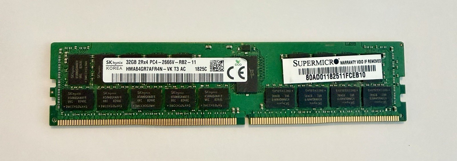 SK Hynix DDR4 Server RAM 32GB 2Rx4 PC4-2666V-RB2-11 HMA84GR7AFR4N