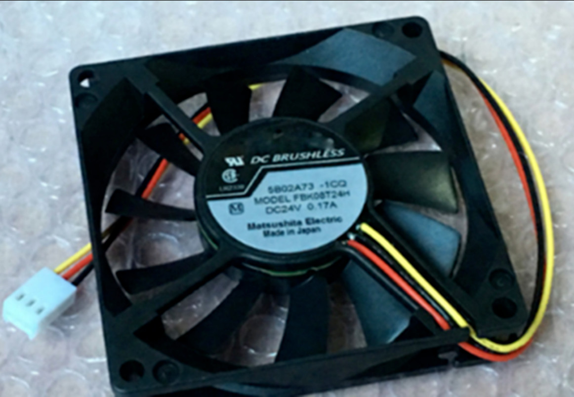 one  FOR Panaflo 8015 FBK08T24H DC24V 0.17A 3Pin Case Cooling Fan 80*80*15MM t5